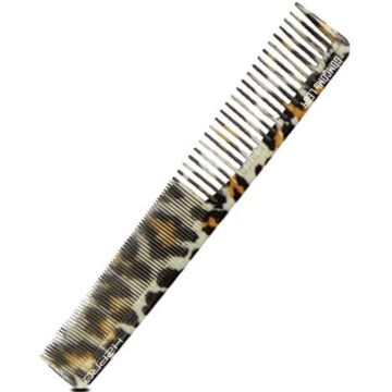 H2PRO GOMCOMb Professional Polycarbonate Small Cutting / Styling Comb Leopard - 7" #GC04LE
