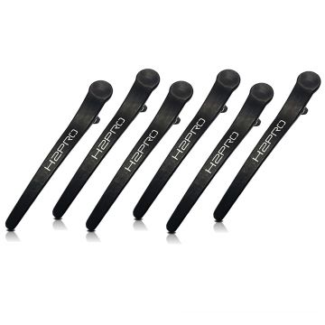 H2PRO GOMCLIP Carbon Styling Clips - 6 Pack #HP06