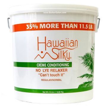 Hawaiian Silky Creme Conditioning No Lye Relaxer - Regular 15 Lbs