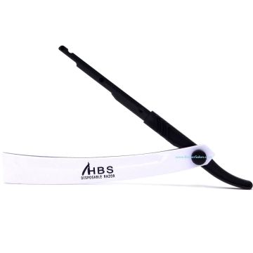 HBS Straight Razor For Disposable Head - White