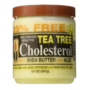 Hollywood Beauty Tea Tree Cholesterol with Shea Butter and Aloe 20 oz