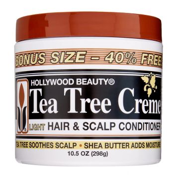 Hollywood Beauty Tea Tree Creme Light Hair & Scalp Conditioner 10.5 oz