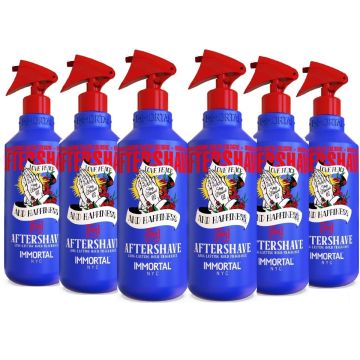 Immortal NYC Love Peace and Happiness Stay Blessed Aftershave 02 16.9 oz [6 Pack]