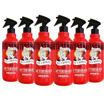 Immortal NYC Love Peace and Happiness Stay Blessed Aftershave 03 16.9 oz [6 Pack]