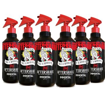 Immortal NYC Love Peace and Happiness Stay Blessed Aftershave 04 16.9 oz [6 Pack]