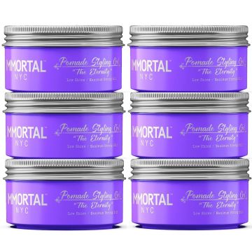 Immortal NYC Pomade Styling Gel [The Eternity] 5.07 oz [6 Pack]