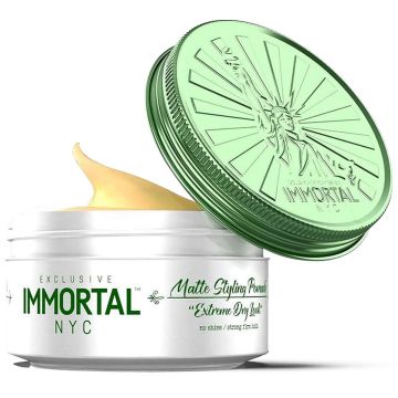Immortal NYC Exclusive Matte Styling Pomade [Extreme Dry Look] 5.07 oz