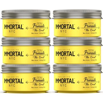Immortal NYC Exclusive Original Pomade [The Creed] 5.07 oz [6 Pack]
