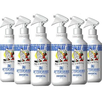 Immortal NYC Love Peace and Happiness Stay Blessed Aftershave 05 16.9 oz [6 Pack]