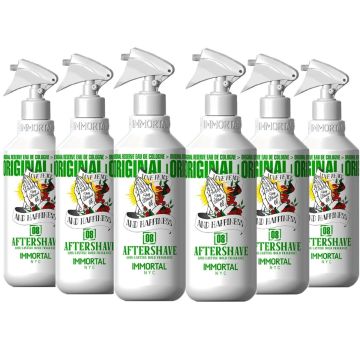 Immortal NYC Love Peace and Happiness Stay Blessed Aftershave 08 16.9 oz [6 Pack]