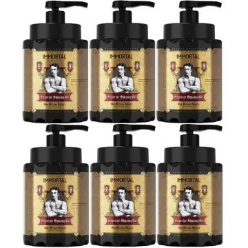 Immortal NYC One Million Dollars Superior Shaving Gel 34 oz [6 Pack]