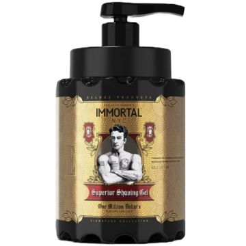 Immortal NYC One Million Dollars Superior Shaving Gel 34 oz