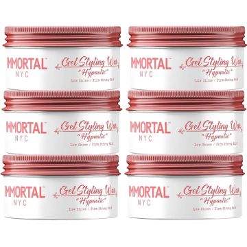Immortal NYC Gel Styling Wax [Hypnotic] 5.07 oz [6 Pack]