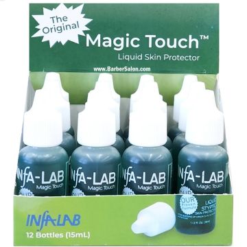 Infalab Magic Touch Liquid Styptic Skin Protector 0.5 oz [12 Pack Display]