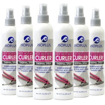 Isoplus Hot Hot Hot Curler Thermal Spray 10 oz [6 Pack]