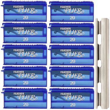 Jatai Feather Plier Hair Shaper Blade - 200 Blades #PLI-20 [20 Blades X 10 Box]