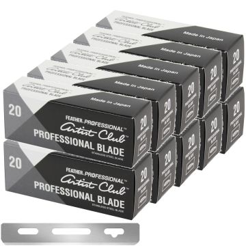 Jatai Feather Artist Club Professional Blades - 200 Blades #PB-20 [20 Blades X 10 Box]