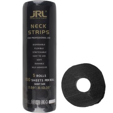 JRL Neck Strips - 500 Strips [Black] #JRL-LP23015