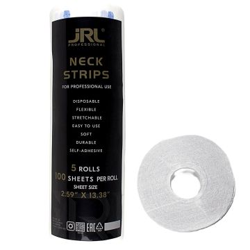 JRL Neck Strips - 500 Strips [White] #JRL-LP23014