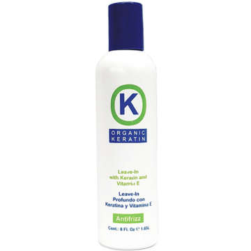 K Organic Keratin Leave-In with Keratin and Vitamin E 8 oz