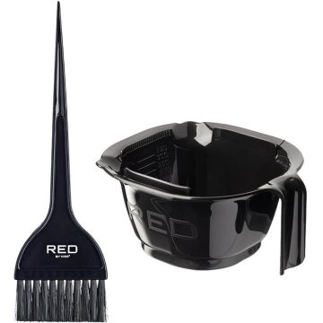 Red by Kiss Dye Bowl with Dye Brush - Black #CK08