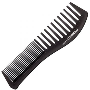 Red by Kiss Professional Carbon Fiber Detangler Comb Black #CMB33