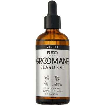 Red by Kiss GROOMANE Beard Oil - Vanilla 3 oz #GR21