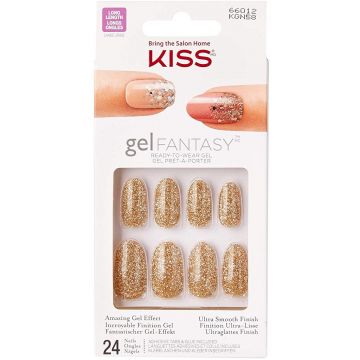 Kiss Gel Fantasy Ready-To-Wear Gel 24 Nails #KGN58