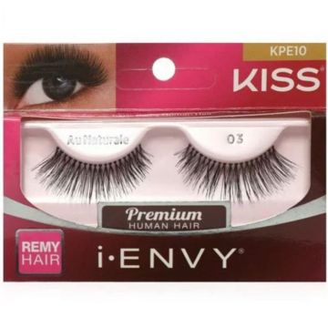 Kiss i-ENVY Premium Human Remy Hair Eyelashes 1 Pair Pack - Hollywood 03 #KPE38