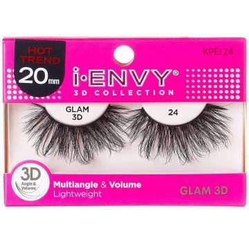 Kiss i-ENVY 3D Collection Multiangle & Volume Eyelashes 1 Pair Pack - GLAM 3D #KPEI24