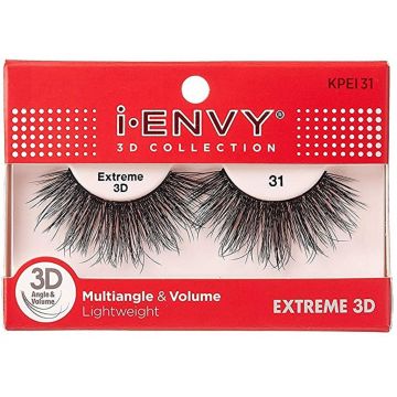 Kiss i-ENVY 3D Collection Multiangle & Volume Eyelashes 1 Pair Pack - EXTREME 3D #KPEI31