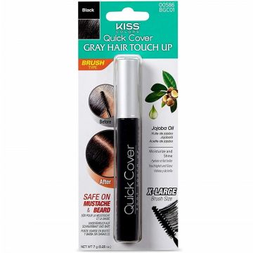 Kiss Colors Quick Cover Gray Hair Touch Up Brush Type 0.25 oz