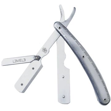 L3VEL3 Butterfly Premium Razor - Silver