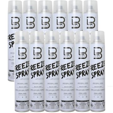 L3VEL3 Freeze Hair Spray 12.95 oz [12 Pack]