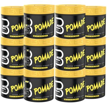 L3VEL3 Hair Styling Pomade 16.9 oz [12 Pack]