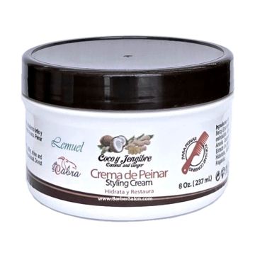 Leche Cabra Coconut and Ginger Crema de Peinar Styling cream 8 oz