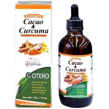 Lemuel Cacao & Curcuma Gotero Anti-Caida Drops 4 oz