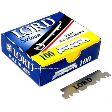 Lord Saloon Single Edge Super Stainless Blades - 100 Blade