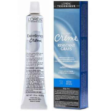 L'Oreal Excellence Creme Resistant Grays Permanent Haircolor 1.74 oz