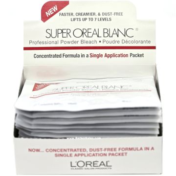 L'Oreal Super Oreal Blanc Professional Powder Bleach 1.13 oz [12 Pack]