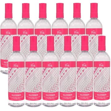 Luster's Pink Glosser Hair Spray 8 oz [12 Pack]