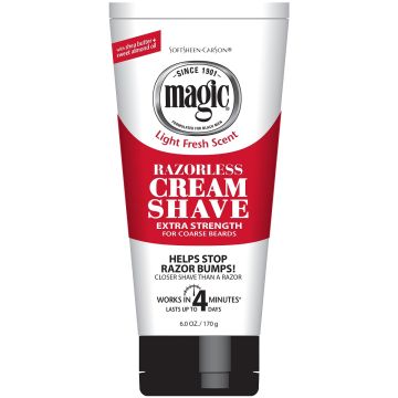 Softsheen Carson Magic Razorless Cream Shave - Extra Strength 6 oz