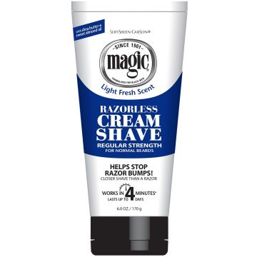Softsheen Carson Magic Razorless Cream Shave - Regular Strength 6 oz