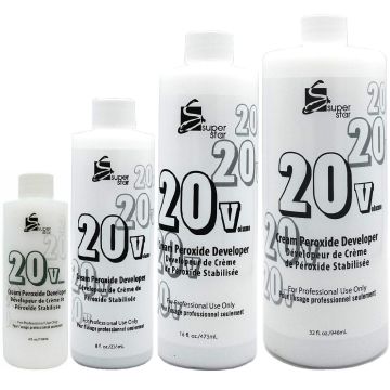 Marianna Super Star Cream Peroxide Developer 20 Volume [Available in 4oz, 8oz, 16oz, 32oz, 1Gallon]