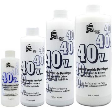 Marianna Super Star Cream Peroxide Developer 40 Volume [Available in 4oz, 8oz, 16oz, 32oz, 1Gallon]