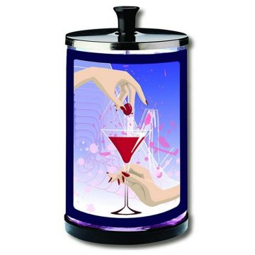 Marvy No.6 Manicurist Disinfectant Jar - Martini 25 oz