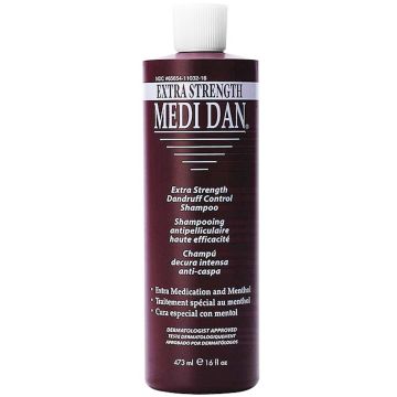 Medi Dan Dandruff Control Shampoo - Extra Strength 16 oz