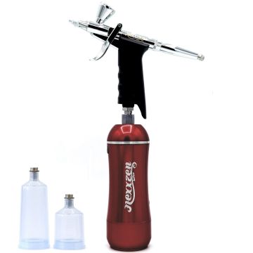 Nexxzen Cordless 2-Speed Airbrush Kit - Red #NZABRD