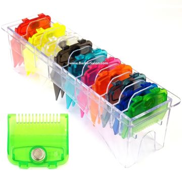 Nexxzen Single Magnatic 10 Pack Cutting Guides with Organizer - Transparent Colored #N-5