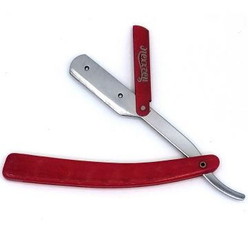 Nexxzen Professional Barber Swing Lock Razor - Red #NZR030-RD